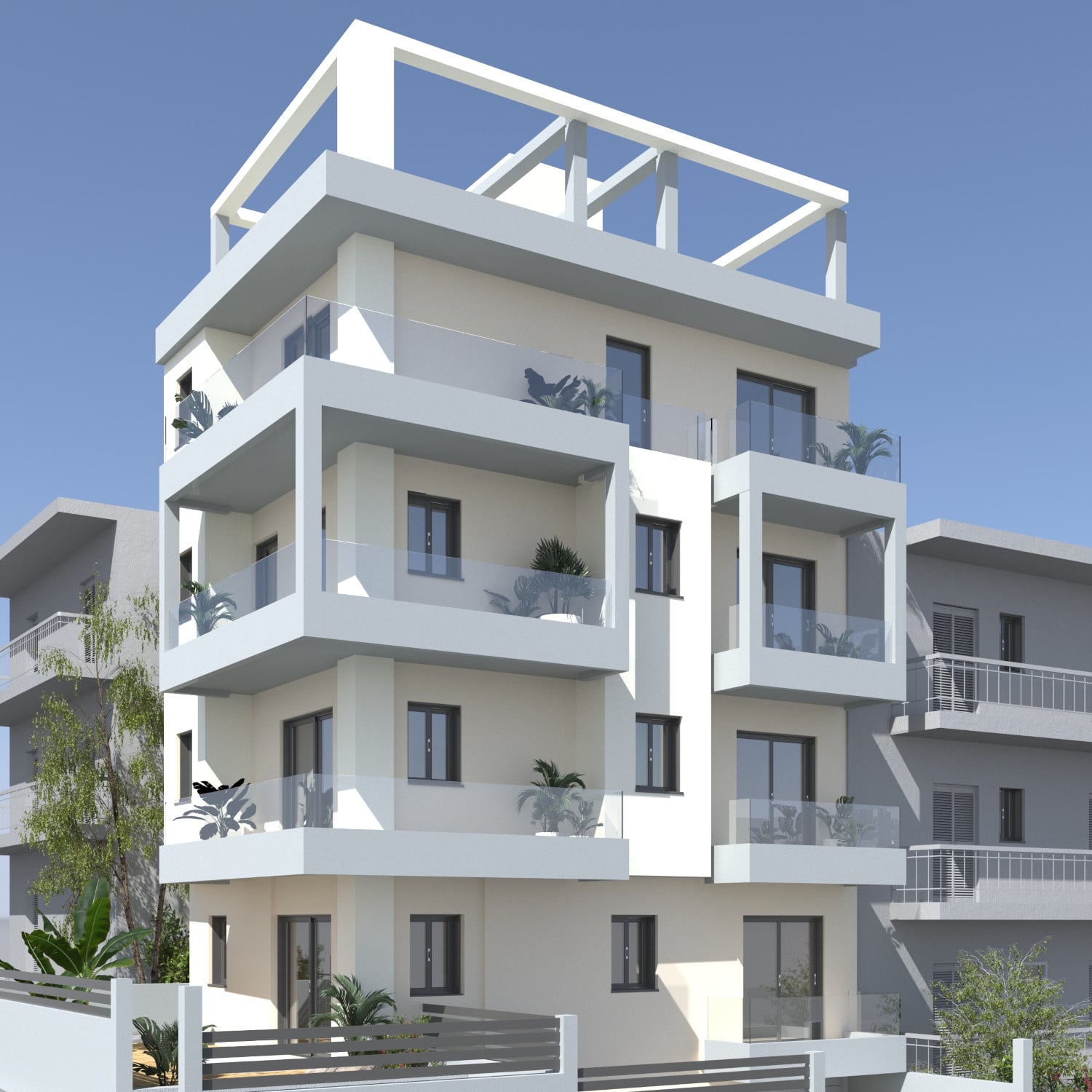 Πολυκατοικία στην οδό Ν.Καζαντζάκη, Χαϊδάρι