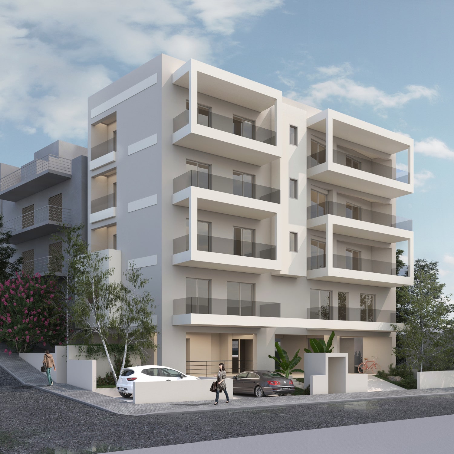 Residential building on Pindarou Street, Chaidari