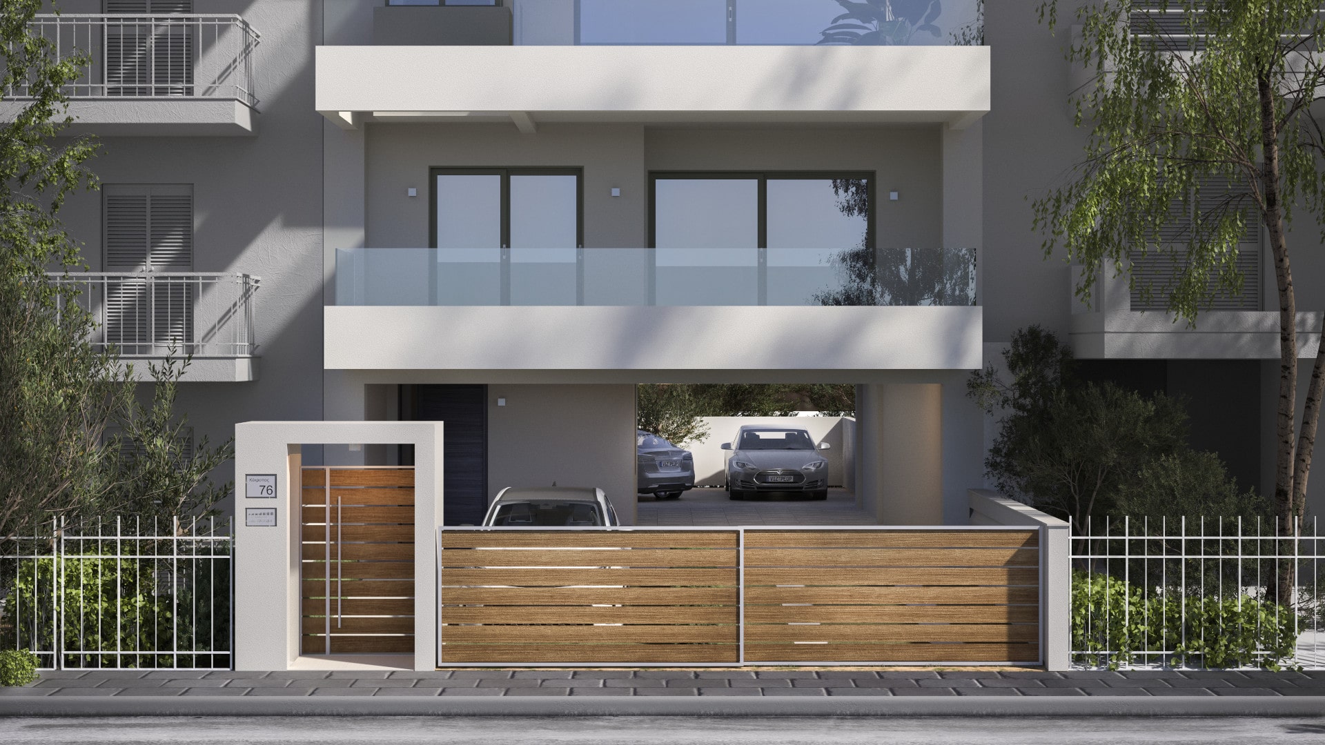 Πολυκατοικία στην οδό Κέκροπος, Καλλιθέα